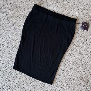 *AVA & VIV* Plus Women’s Ribbed Pencil Skirt NWT 16W/18W